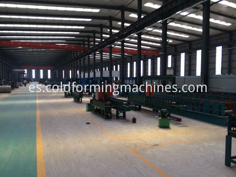 Workshop With Roll Forming Machine
